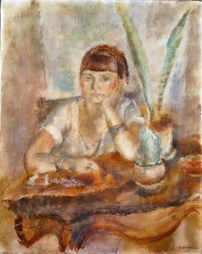Porträt von Mimi Laurent von Jules Pascin